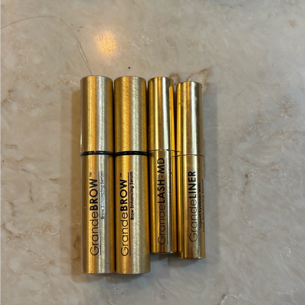 Gold Brow and Lash Set